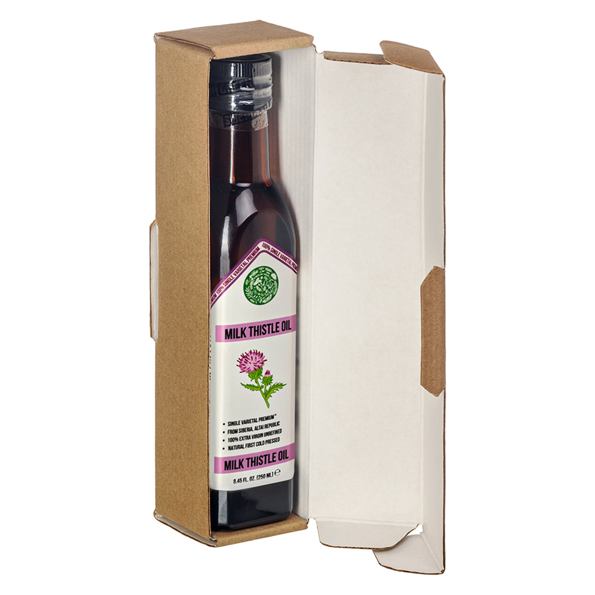Huile de Chardon Vert de Sibérie - 250 ml Vierge Extra
