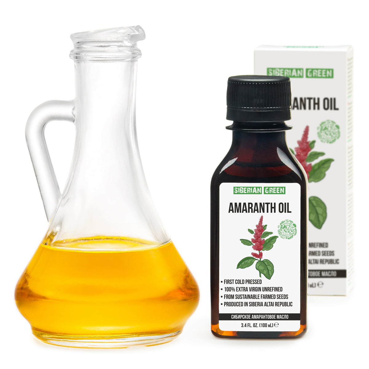 Huile d'amarante de Sibérie de qualité supérieure - 100 ml