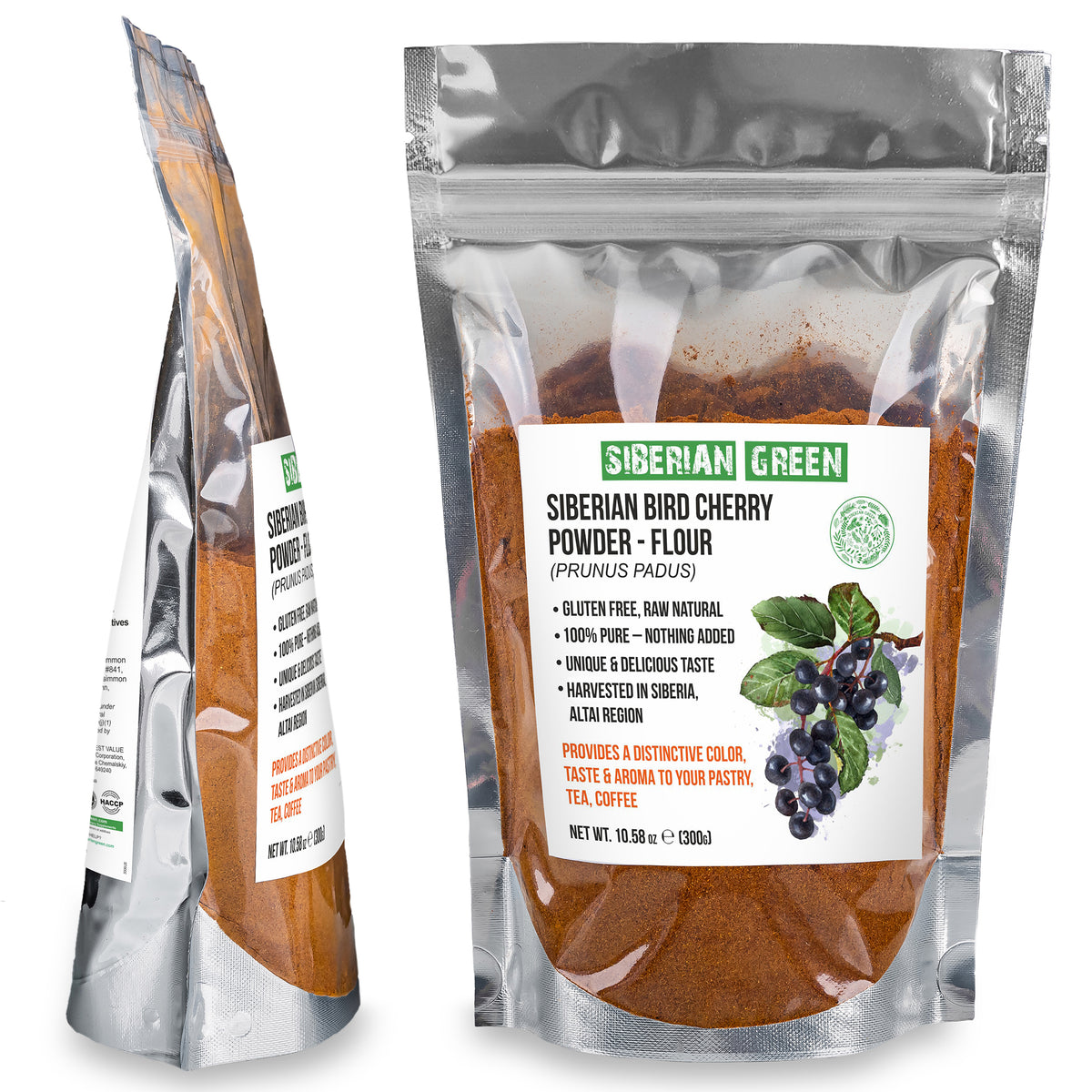 Farine de cerises de Sibérie - 300g | Cueillies dans la nature & sans gluten