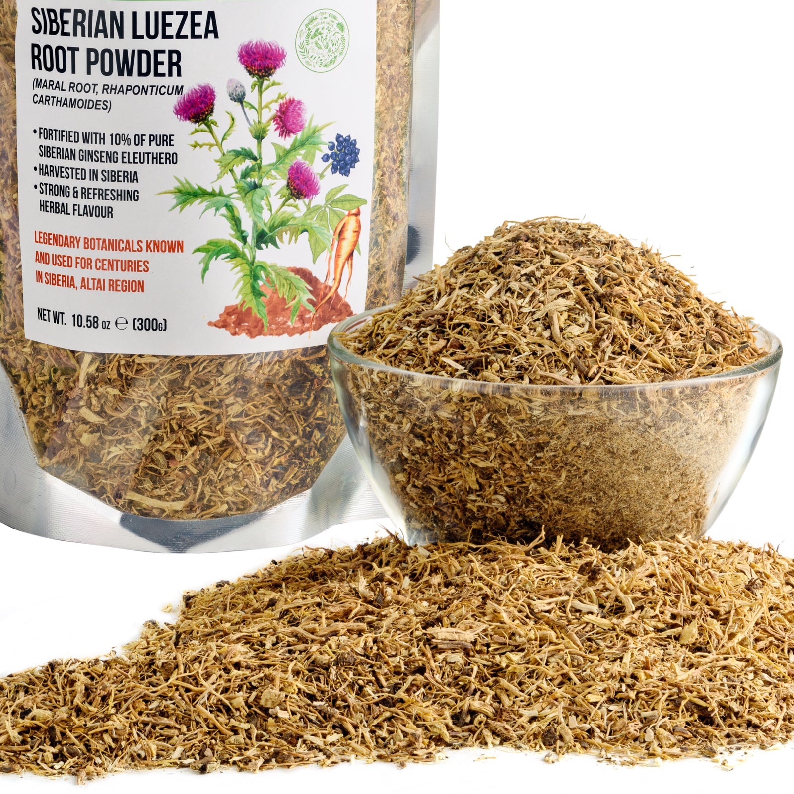 Leuzea Root & Siberian Ginseng Tea - 300g