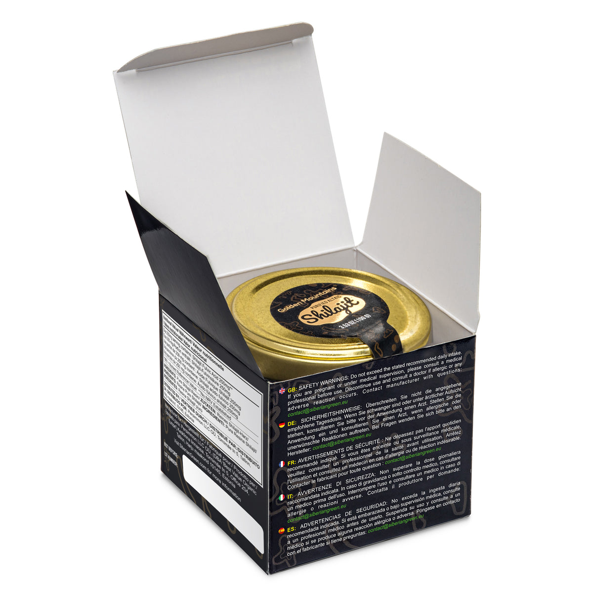 Résine de Shilajit des Montagnes d'Or - Puissance pure de l'Altaï sibérien