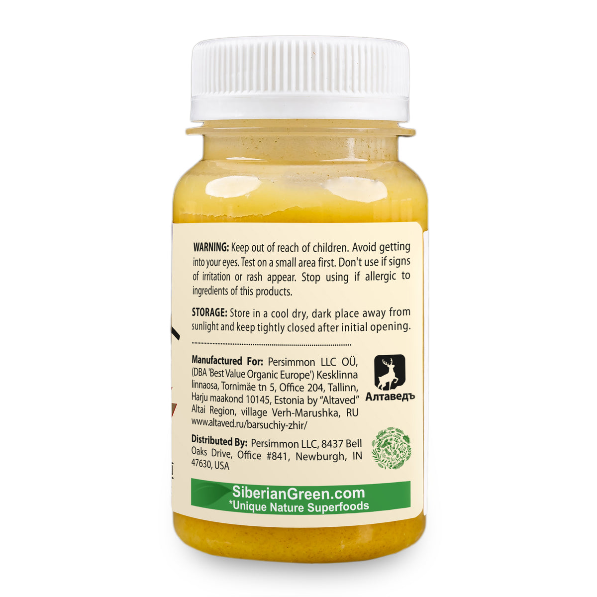 Gel-crème de graisse de blaireau de Siberian Wellness : Soulagement naturel