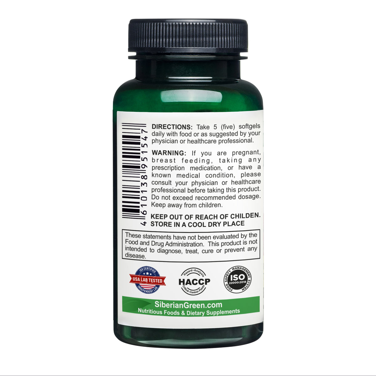 Huile de graines d'amarante biologique - 200 capsules molles