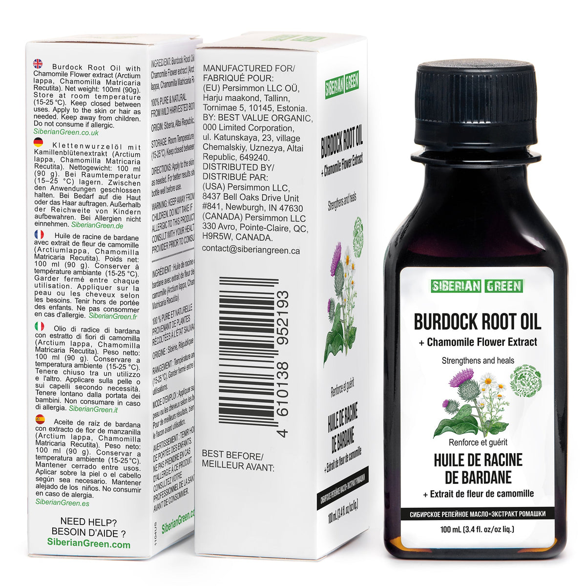 huile de bardane pure pour les cheveux