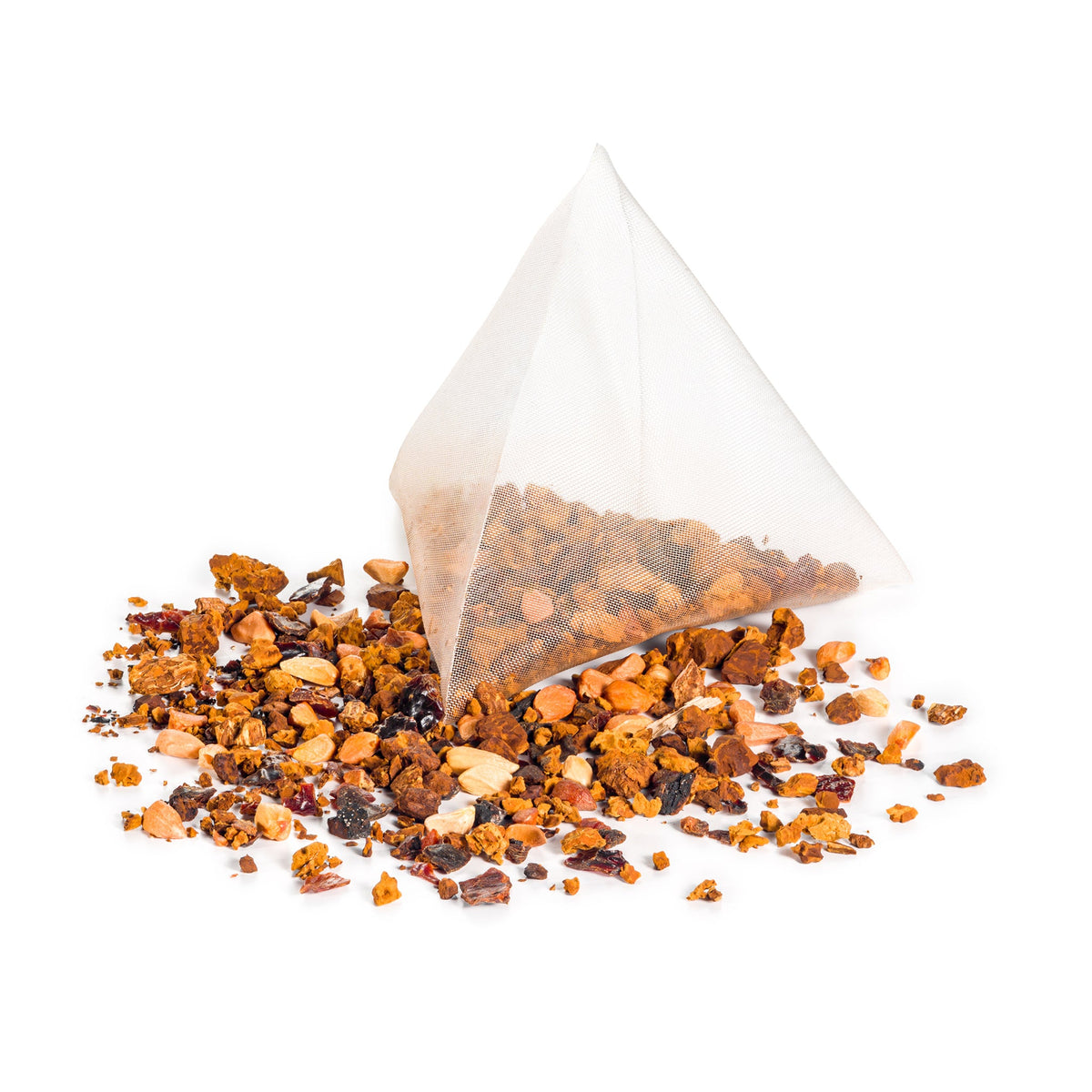 Thé vert de Chaga de Sibérie avec baies d'églantier - paquet de 50 sachets de thé