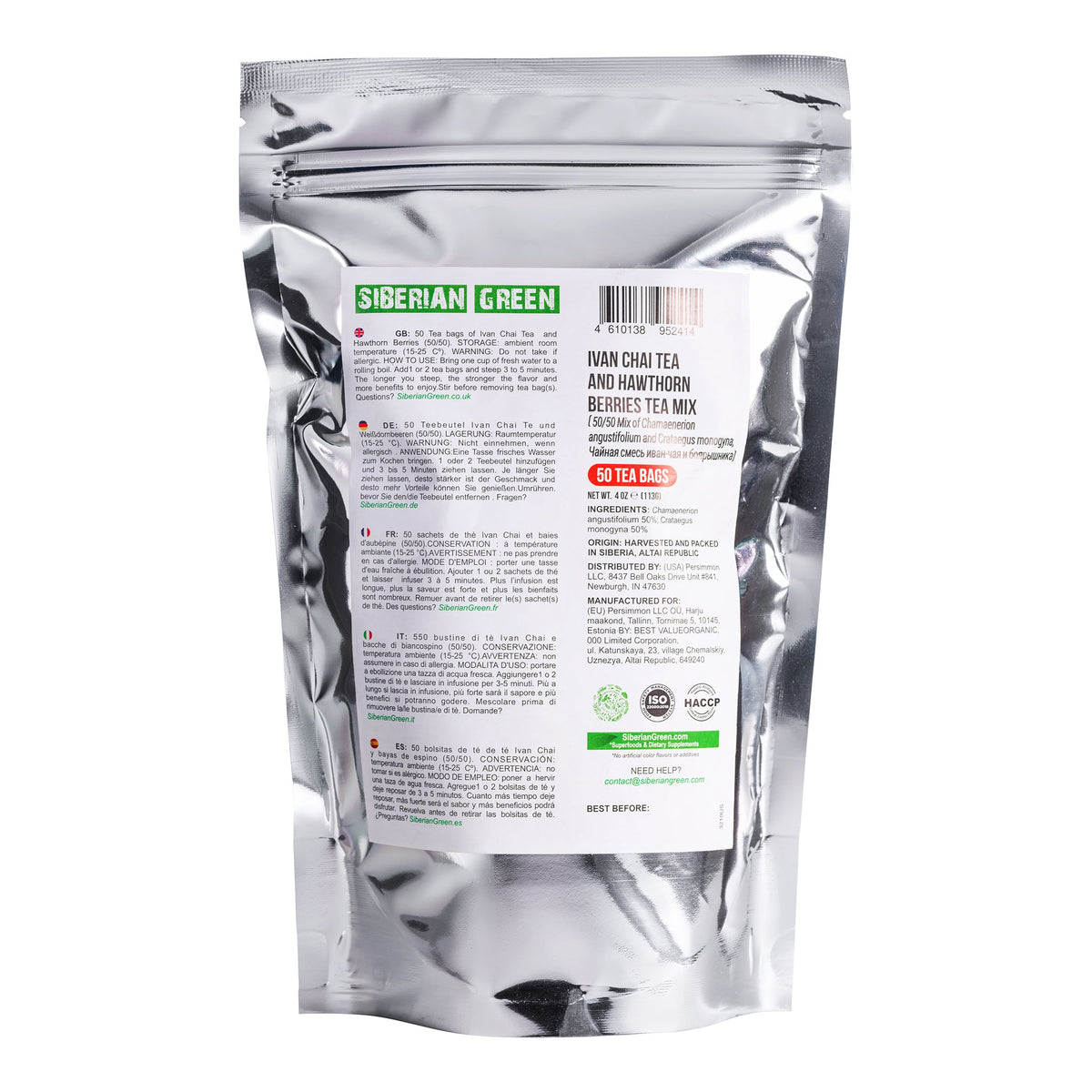 50 sachets de tisane