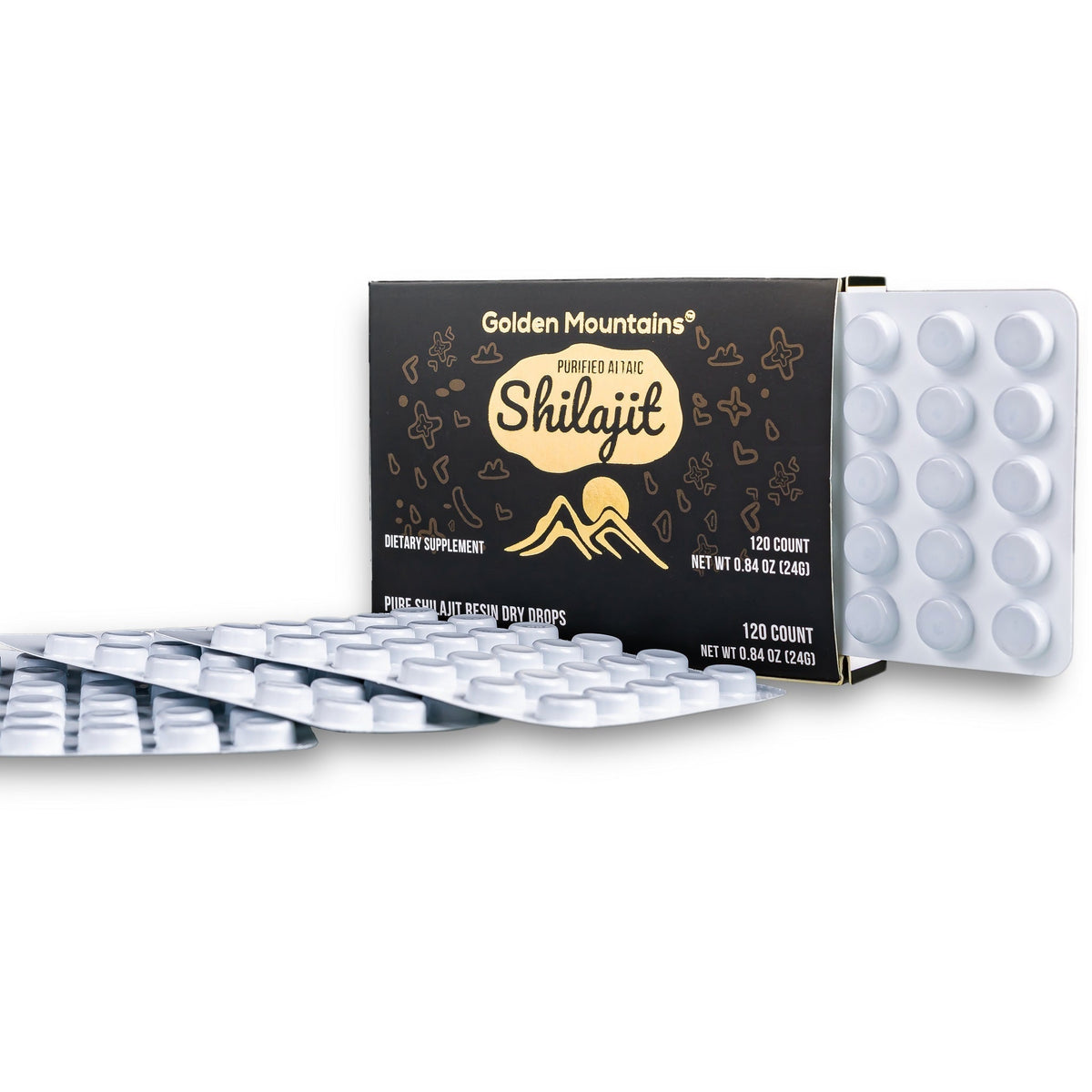 Shilajit Gouttes sèches