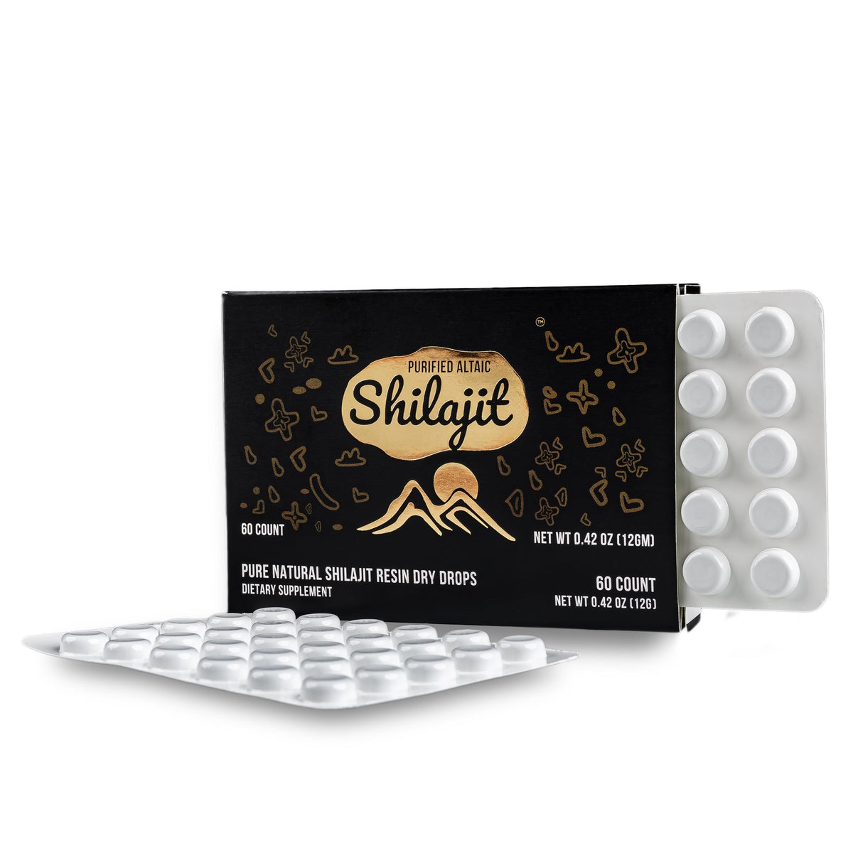 shilajit de la montagne d'or 60
